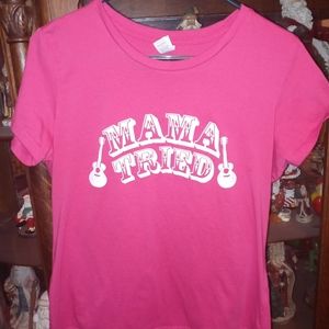 WOMENS LARGE MAMA TRIED TEE